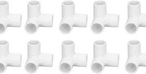 Conector de Codo de PVC 3 Vías
